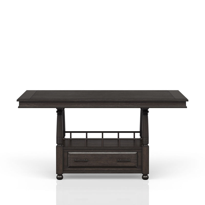 Counter Height Dining Table - Coffee - R&R Furniture Gallery (Fountain Valley, CA)