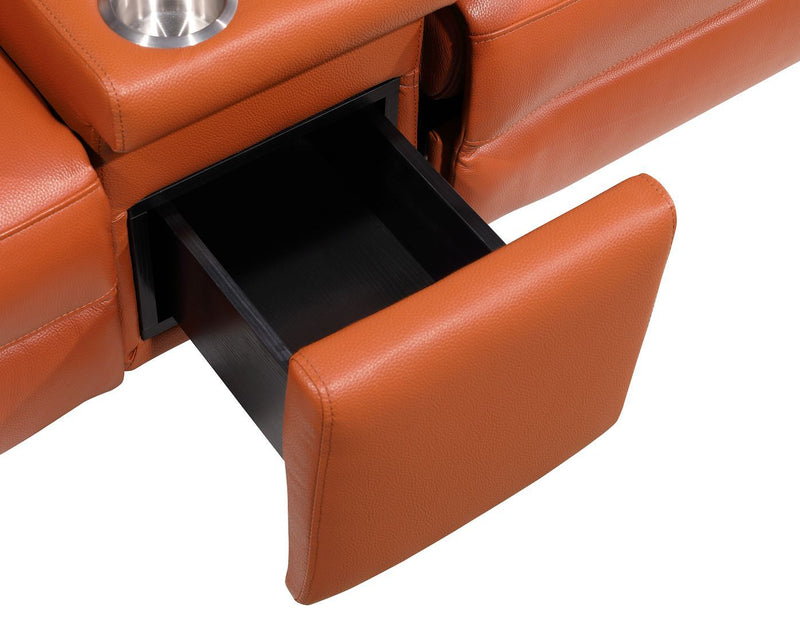 1246 - Modular Power Dual Reclining Sofa, Console Loveseat, And Chair Set With Power Headrests