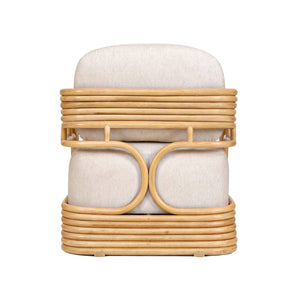 Lauretta - Accent Chair - Cream - R&R Furniture Gallery (Fountain Valley, CA)