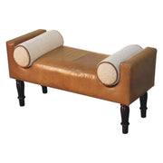 Buffalo - Chester Bench - Walnut - R&R Furniture Gallery (Fountain Valley, CA)