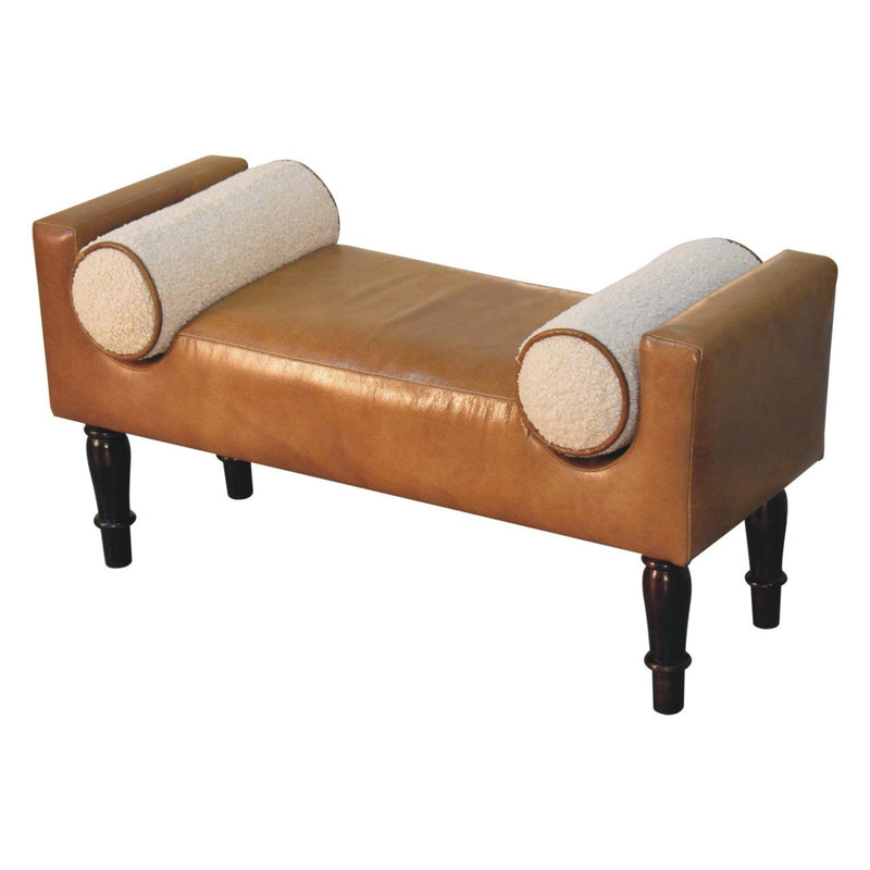 Buffalo - Chester Bench - Walnut - R&R Furniture Gallery (Fountain Valley, CA)