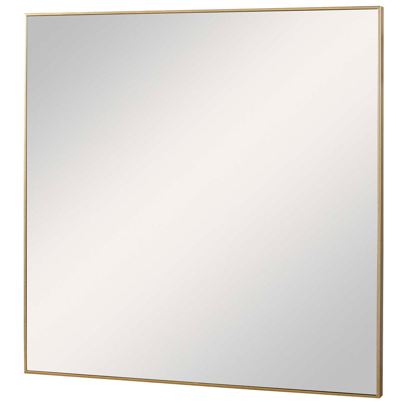 Uttermost Alexo square wall mirror with a sleek frame, ideal for modern interior decor.