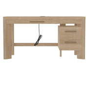 Desk - Tan - Wood - R&R Furniture Gallery (Fountain Valley, CA)