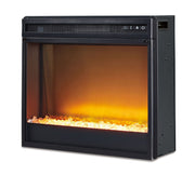 Entertainment Accessories - Fireplace Insert Glass/Stone - Black - R&R Furniture Gallery (Fountain Valley, CA)
