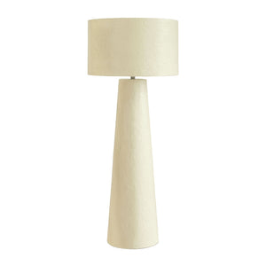 Yala - Papier Mache Floor Lamp - Cream - R&R Furniture Gallery (Fountain Valley, CA)