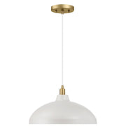 Astral - Single Light Pendant Lamp For Entrance Kitchen Island - Gold / White - R&R Furniture Gallery (Fountain Valley, CA)