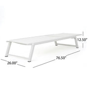 Myers - Chaise Lounge - White - R&R Furniture Gallery (Fountain Valley, CA)