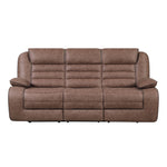 Lucius - Reclining Sofa With Manual Recline - Brown