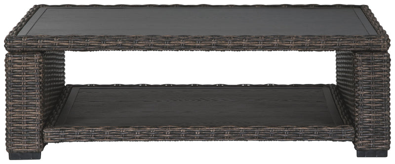 Grasson Lane - Rectangular Cocktail Table - Brown - R&R Furniture Gallery (Fountain Valley, CA)