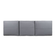 Noble House Ariana wood chaise lounge with cushioned seat and backrest, designed for outdoor or indoor relaxation.
