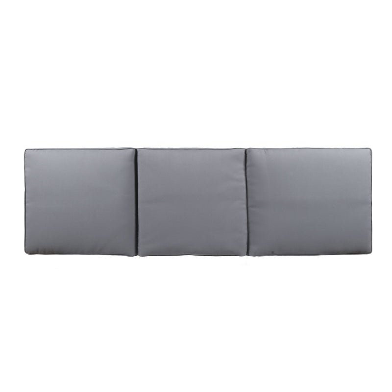 Noble House Ariana wood chaise lounge with cushioned seat and backrest, designed for outdoor or indoor relaxation.