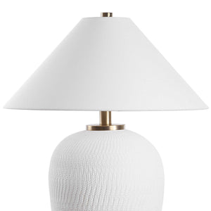 Merriton - Matt White Table Lamp - White