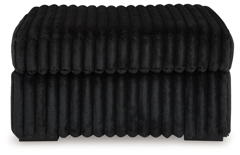Midnight-Madness - Oversized Accent Ottoman - R&R Furniture Gallery (Fountain Valley, CA)