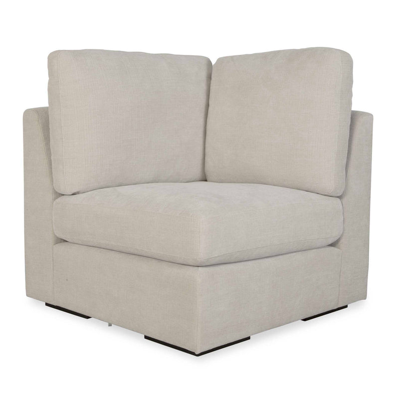 Uttermost Refuge corner sofa with plush cushions and modern design, showcasing its stylish corner seating arrangement.