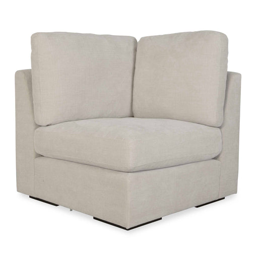 Uttermost Refuge corner sofa with plush cushions and modern design, showcasing its stylish corner seating arrangement.