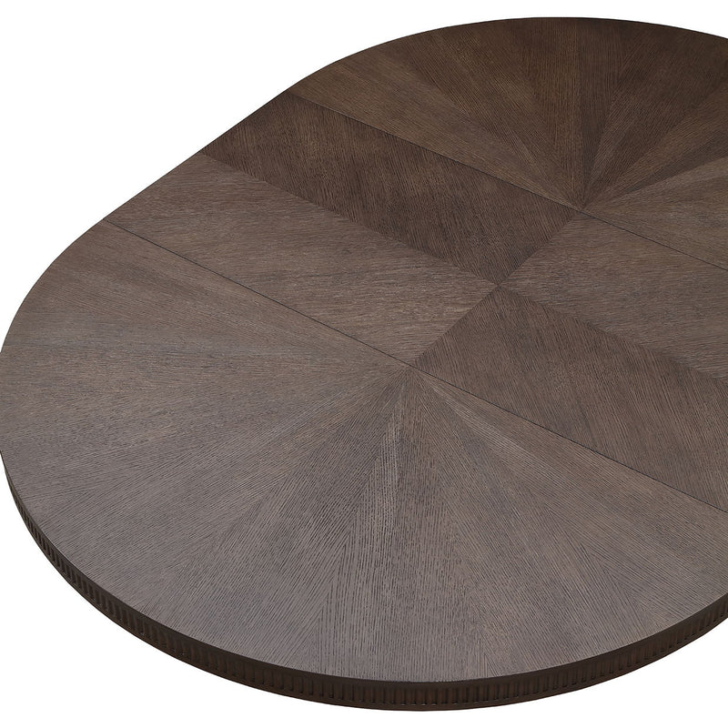 West Kensington - Oval Dining Table - Medium Espresso - R&R Furniture Gallery (Fountain Valley, CA)