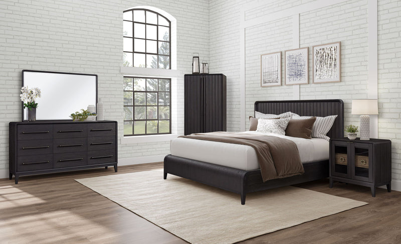 Waterfall Panel Bed & Design Elements - R&R Furniture Gallery (Fountain Valley, CA)
