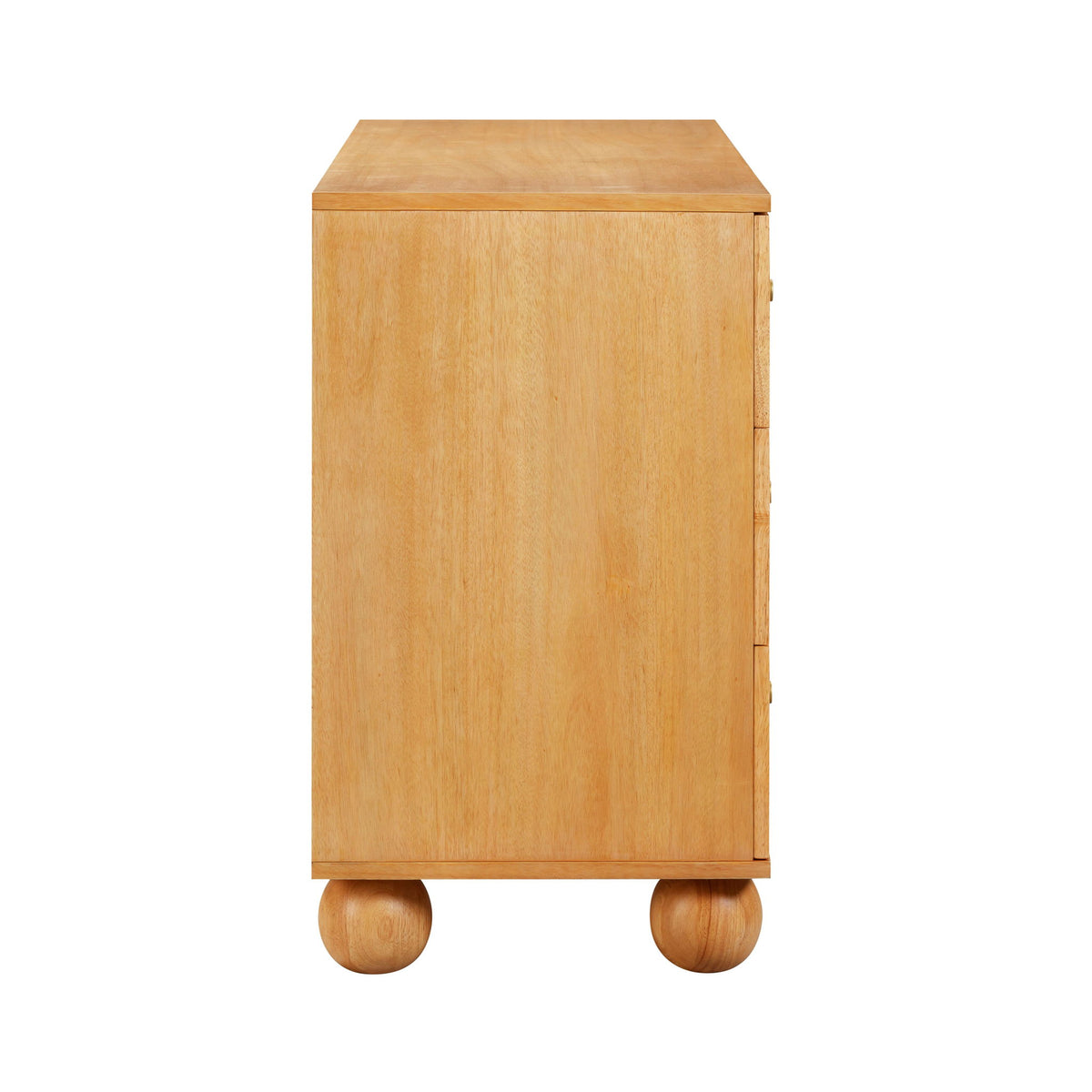 Grappa - Wood & Rattan Wavy Dresser - Natural - R&R Furniture Gallery (Fountain Valley, CA)