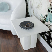 Kayla - Concrete Side Table - R&R Furniture Gallery (Fountain Valley, CA)