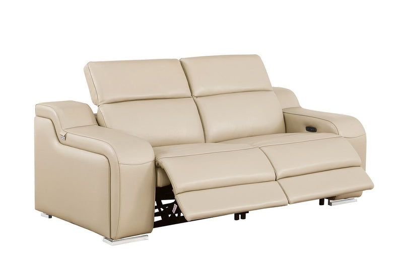 1116 - 6-Piece Modular Power Reclining Sofa, Loveseat & Chair Set In With 6 Power Recliners & Power Headrests