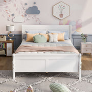 Platform Bed Frame Mattress Foundation Sleigh Bed With Headboard / Footboard / Wood Slat Suppor - R&R Furniture Gallery (Fountain Valley, CA)