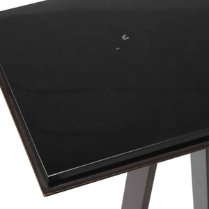 Galloway - Minimalist Accent Table - Black / Bronze