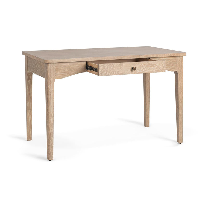 Classic Home Allysyn Coastal Drift writing desk with clean lines, wooden surface, and minimalist design perfect for home office use.