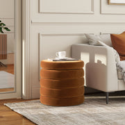 Fuji - Oversized Round Storage Ottoman - R&R Furniture Gallery (Fountain Valley, CA)