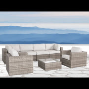 Stylish Entertainment Sectional Set, Outdoor Living - R&R Furniture Gallery (Fountain Valley, CA)