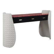 Jamonica - Vanity Desk - Gray & Dark Brown - R&R Furniture Gallery (Fountain Valley, CA)