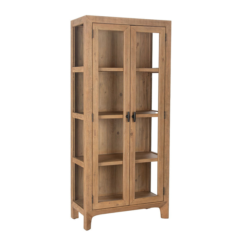 Crest - Tall Cabinet - Warm Natural - R&R Furniture Gallery (Fountain Valley, CA)