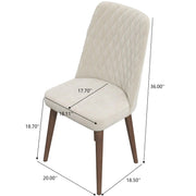 Katie - Mid-Century Modern Dining Chair (Set of 2) - R&R Furniture Gallery (Fountain Valley, CA)