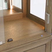 Portrait - Display Cabinet - Sienna Brown - R&R Furniture Gallery (Fountain Valley, CA)