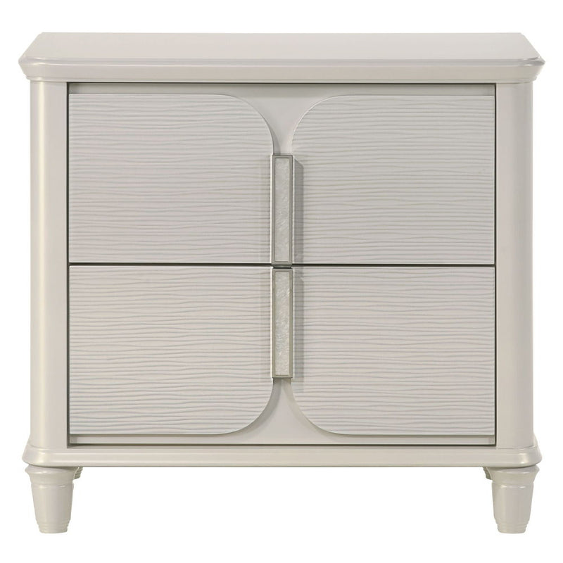 Laveda - Nightstand - Pearl White - R&R Furniture Gallery (Fountain Valley, CA)