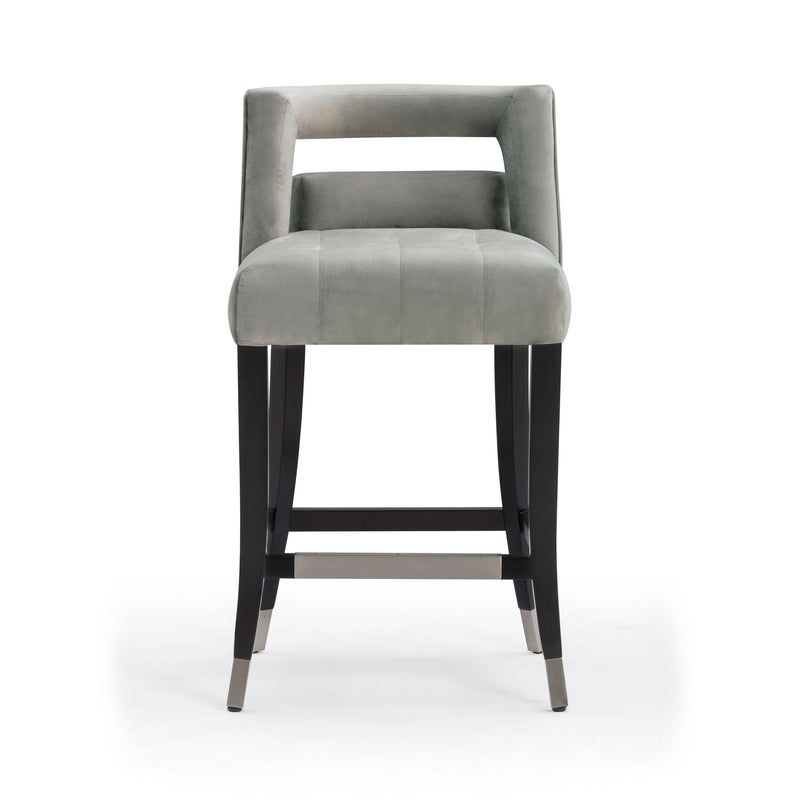 Hart - Velvet Stool - R&R Furniture Gallery (Fountain Valley, CA)