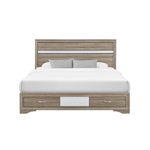 Ryder - Bed With Panel Headboard, 2 Drawer Footboard