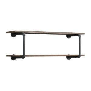 Brantley - Wall Rack - Antique Oak & Sandy Gray - R&R Furniture Gallery (Fountain Valley, CA)