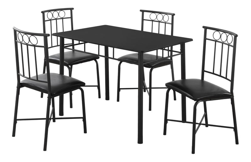 5 Pieces Dining Table Set, Small, Rectangular - R&R Furniture Gallery (Fountain Valley, CA)