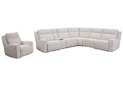 Lancaster - Power Zero Gravity Recliner P2 - Fluffy River Rock - R&R Furniture Gallery (Fountain Valley, CA)