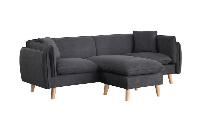 Brayden - Fabric Sectional Sofa Chaise - R&R Furniture Gallery (Fountain Valley, CA)