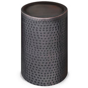 Corbin - Hammered Metal Side Table - R&R Furniture Gallery (Fountain Valley, CA)