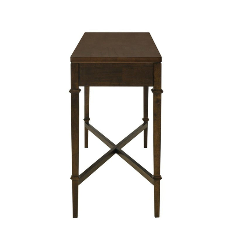 Fluted - 2 Drawer Storage Console Table - Brown - R&R Furniture Gallery (Fountain Valley, CA)
