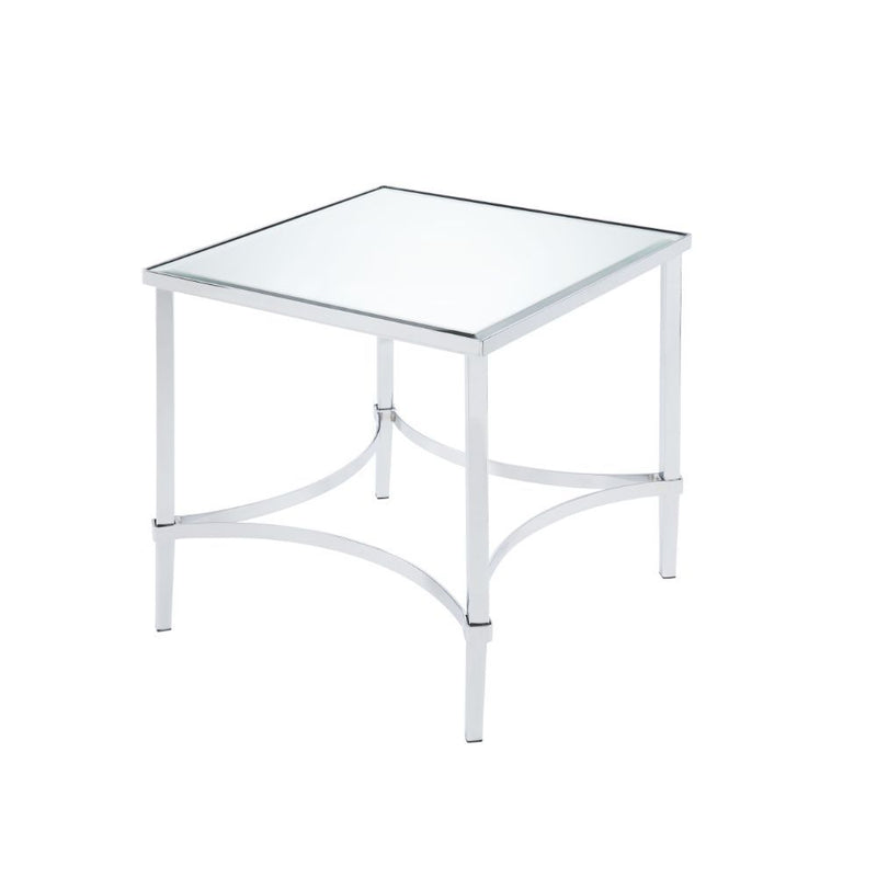 Petunia - End Table - Mirrored & Chrome - R&R Furniture Gallery (Fountain Valley, CA)