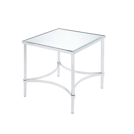 Petunia - End Table - Mirrored & Chrome - R&R Furniture Gallery (Fountain Valley, CA)