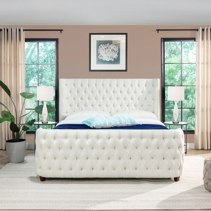 Brooklyn - Tufted Panel Bed Headboard And Footboard Set - R&R Furniture Gallery (Fountain Valley, CA)