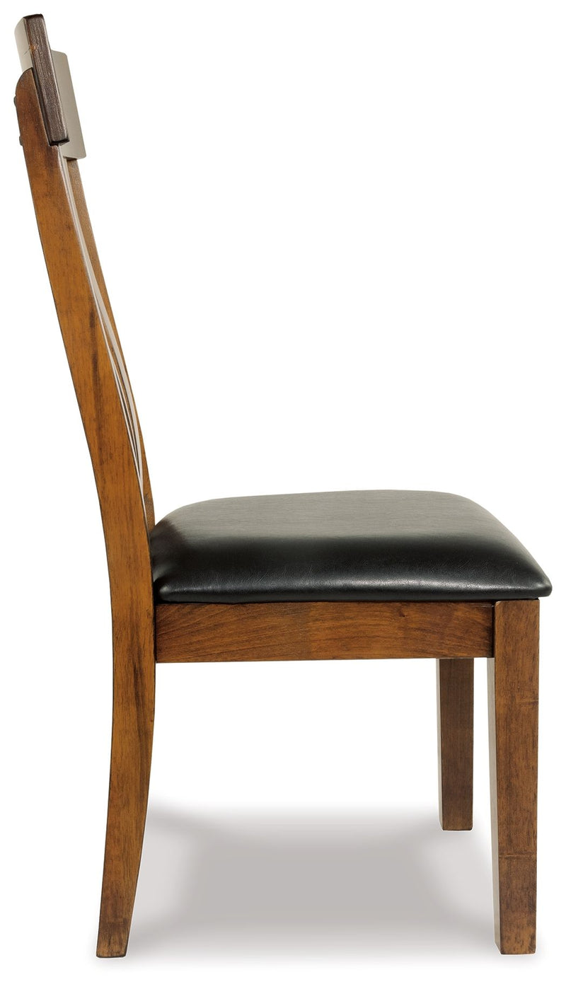 Ralene - Dining UPH Side Chair (Set of 2) - Medium Brown - R&R Furniture Gallery (Fountain Valley, CA)