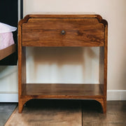 Newton - Nightstand With A Drawer And Open Shelf - R&R Furniture Gallery (Fountain Valley, CA)