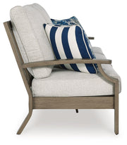 Rainier Ranch - Sofa With Cushion - Brown / Beige - R&R Furniture Gallery (Fountain Valley, CA)