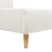 Roman - Curved Headboard Upholstered Platform Bed - R&R Furniture Gallery (Fountain Valley, CA)