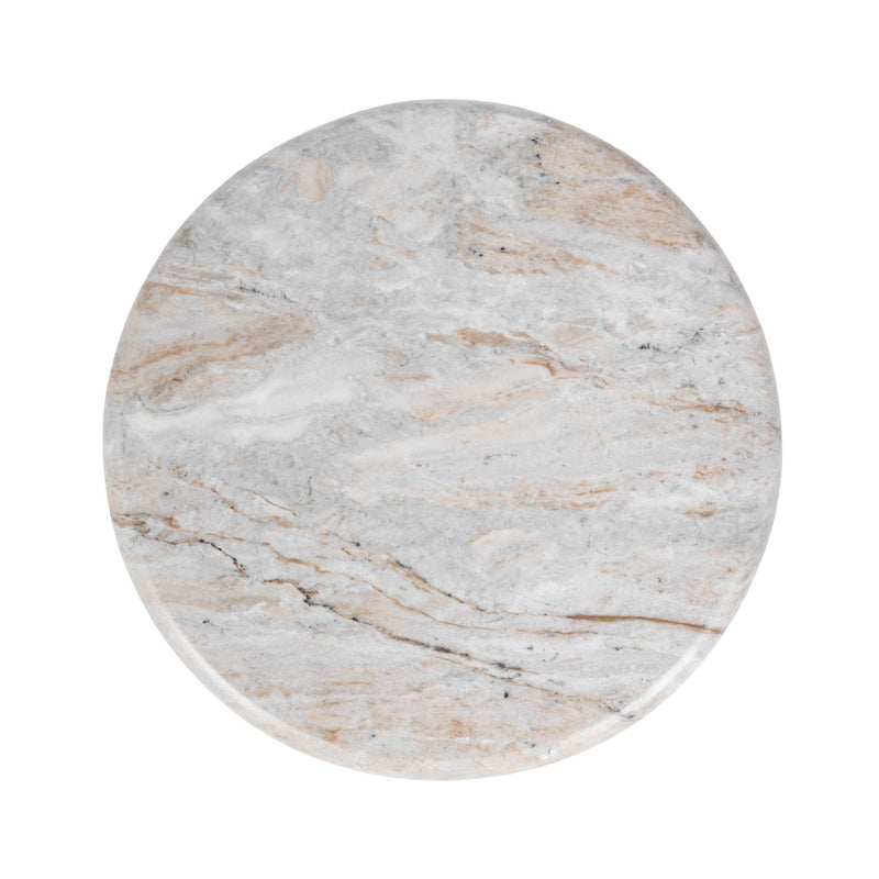 Huxley - Marble Round Accent Table - R&R Furniture Gallery (Fountain Valley, CA)
